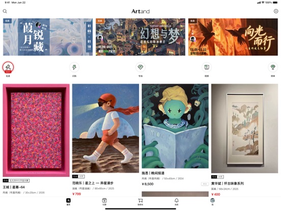 Artand iPad screenshot 6 - Shopping app