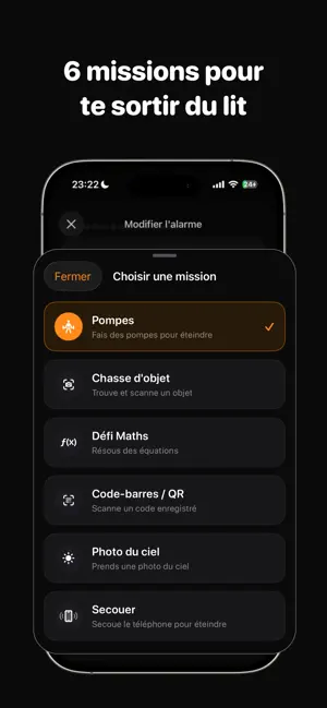 BedOut - Réveil & Missions iPhone screenshot 3