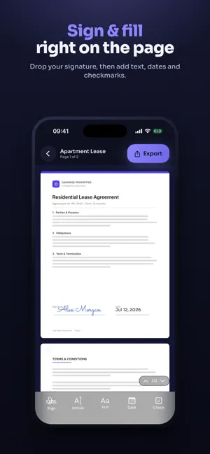 eSign: Sign & Fill PDF screenshot 2