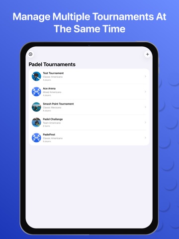 Americano Padel - PadelZone iPad screenshot