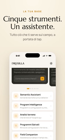 Drusilla Metal Detector AI iPhone screenshot