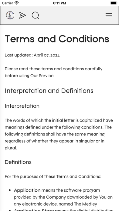 The Medley iPhone screenshot 7 - Music app