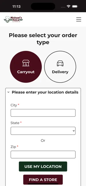 Michael's Pizza screenshot 1