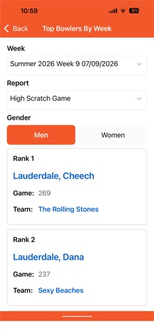 League Secretary screenshot