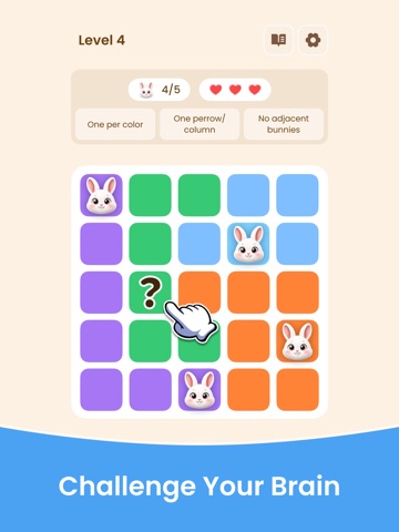 Bunnydoku: Logic Puzzle iPad screenshot