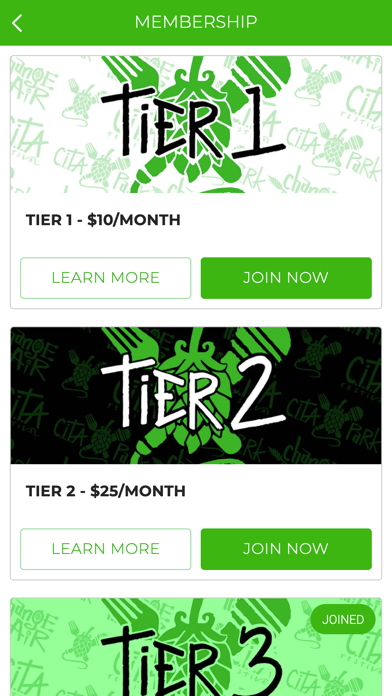 The CITA Park App Screenshot