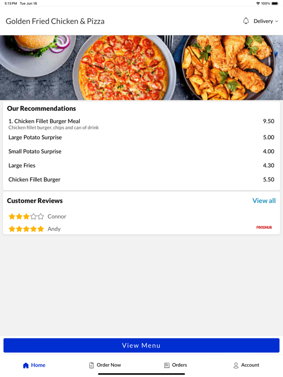 Screenshot #5 pour Golden Fried Chicken and Pizza