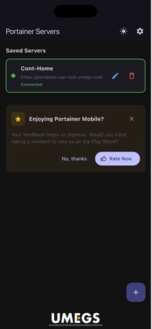 Portainer Mobile: Docker Admin iPhone screenshot