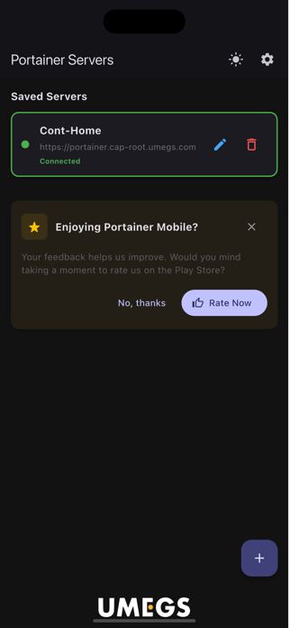 Portainer Mobile: Docker Admin Screenshot 9 of 10