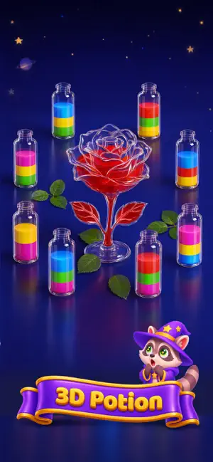 3D Colorful Sort™ Magic Water screenshot 2
