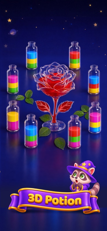 3D Colorful Sort™ Magic Water screenshot 2