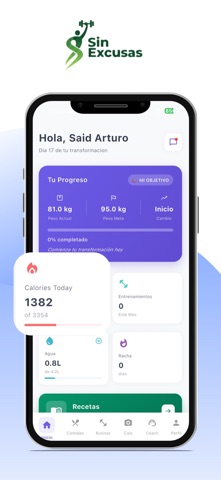 SinExcusas: Fitness con IA screenshot