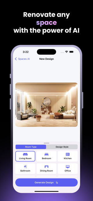 Spaces AI - Interior Design Screenshot 1 of 5