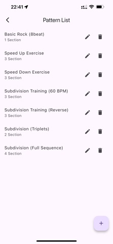 Rhythm Change Metronome screenshot