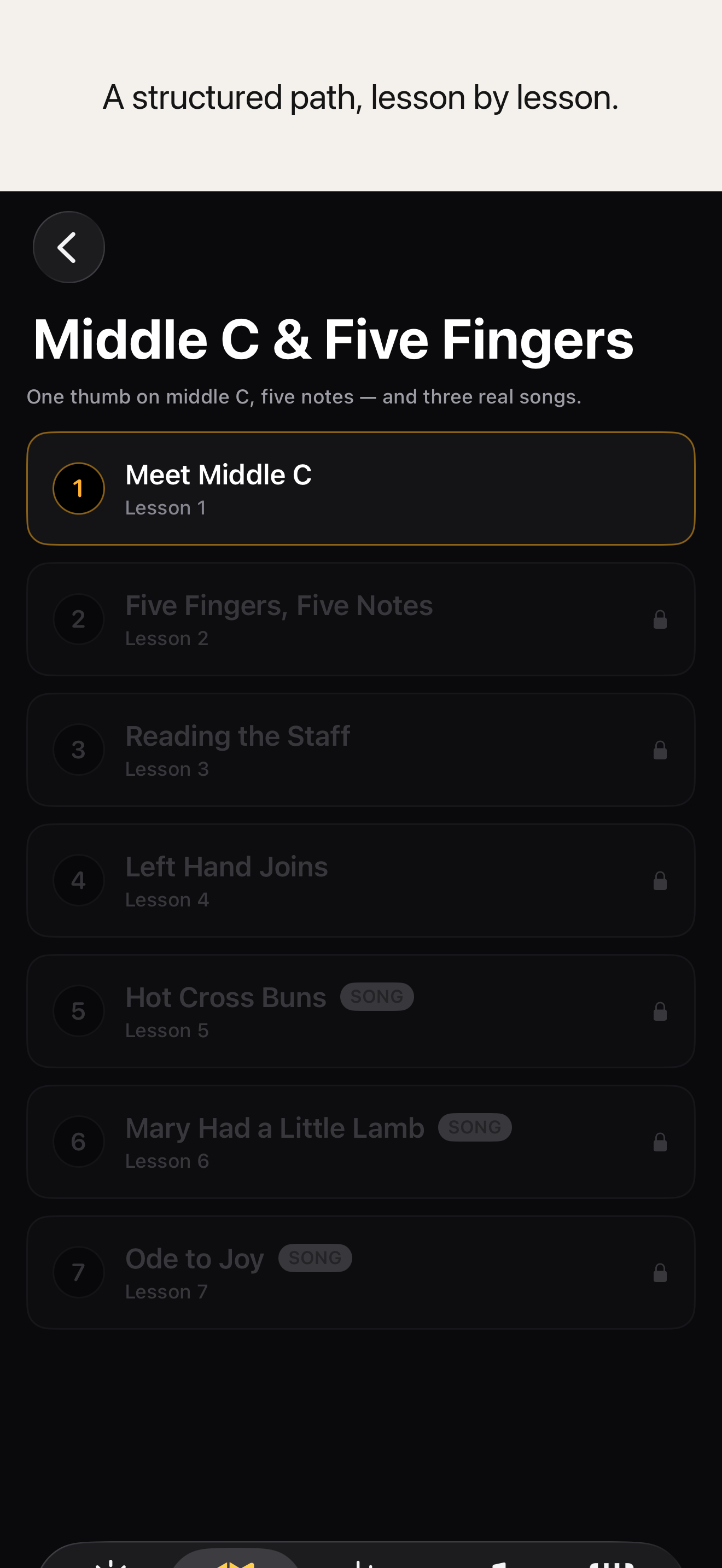 Soloist: Piano Lessons & Songs screenshot 3