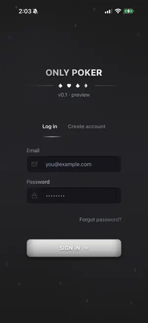 OnlyPoker screenshot 1