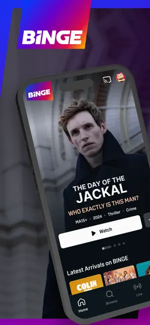 Binge iPhone screenshot 1