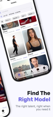 KAAT Models iPhone screenshot
