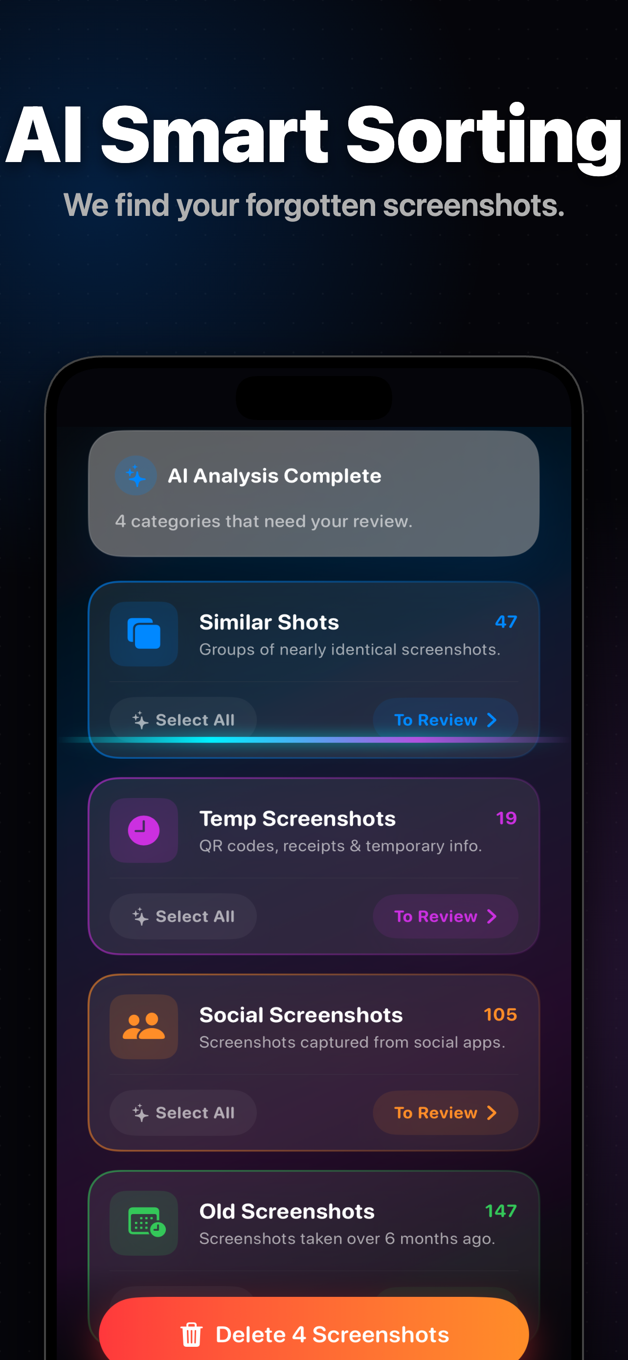 SweepShot AI: Photo Cleaner