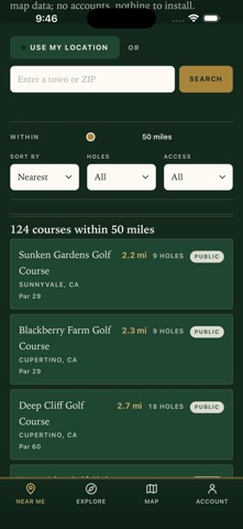 Par-5: Golf Course Finder Screenshot 6 of 6