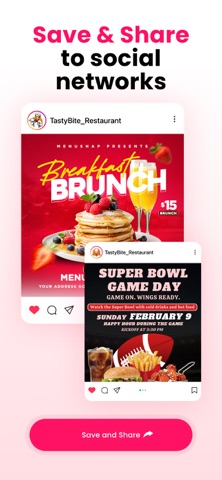 MenuSnap: Flyer Maker screenshot