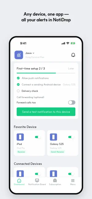 NotiDrop screenshot 1