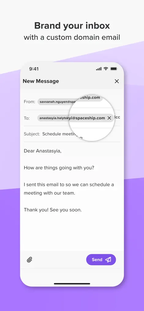 Spacemail - Productivity App | MWM