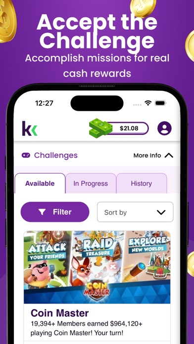 KashKick: Get paid to have fun Screenshot