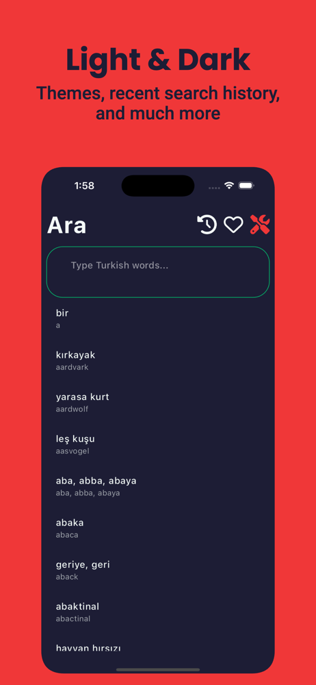 Turkish Dictionary - Dict Box screenshot 4