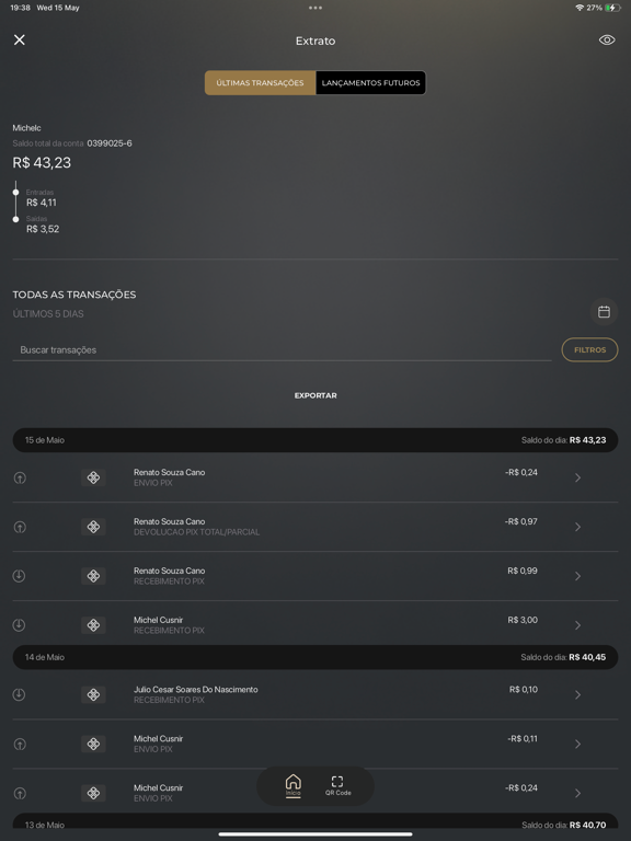 ASA | Conta, Investimentos e + iPad screenshot 3 - Finance app