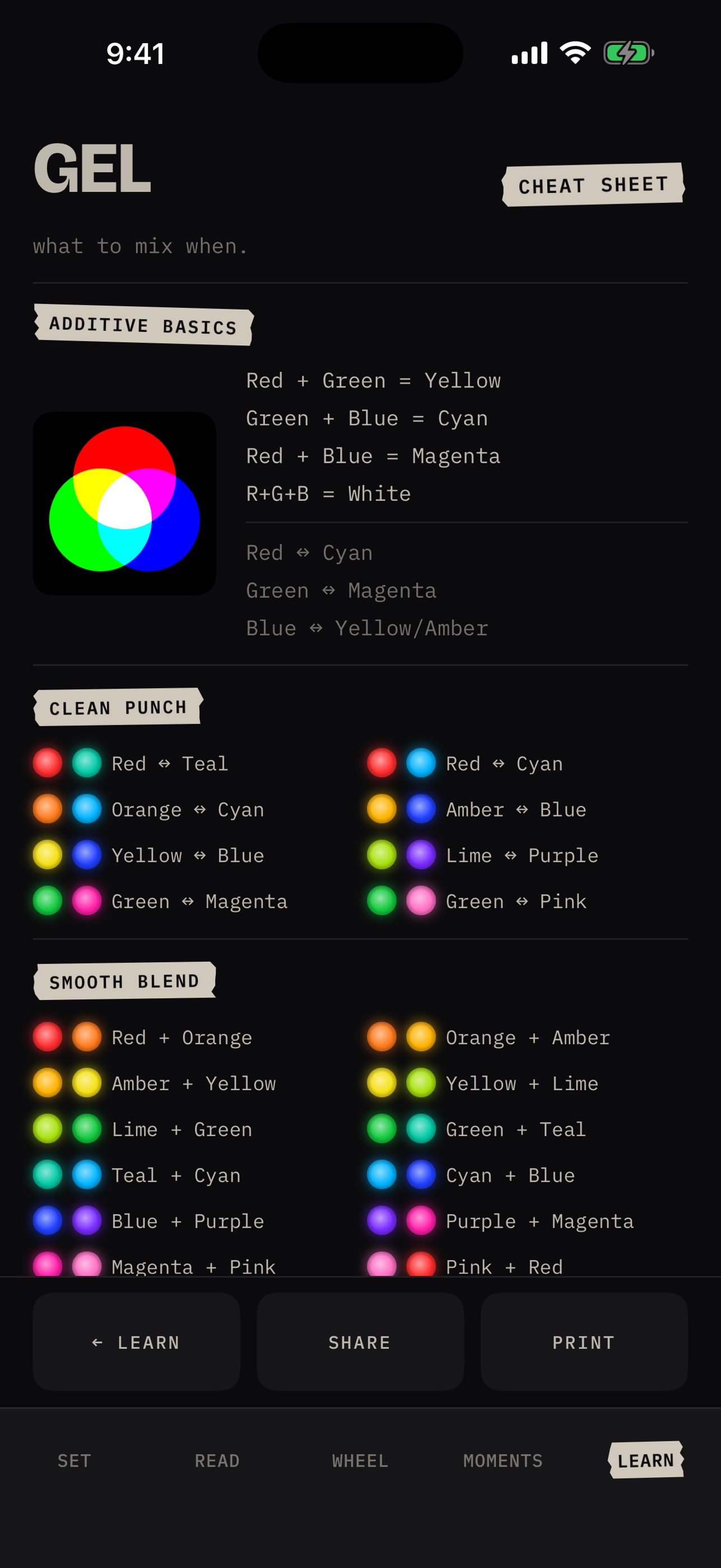 Screenshot 7 of GEL - what to mix when