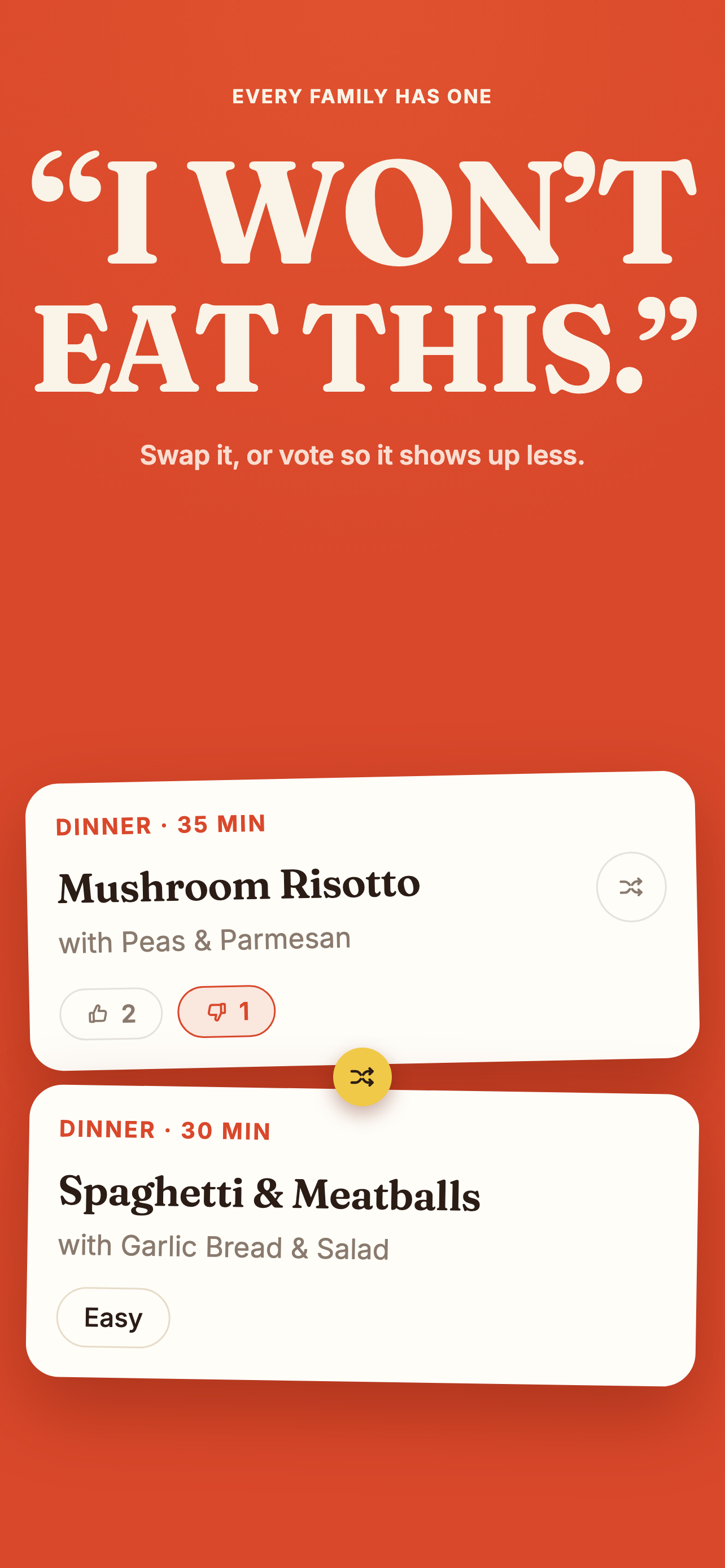 DineJot: Family Meal Planner screenshot 2