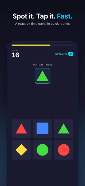 BlitzTap: Reaction Time Game screenshot 1
