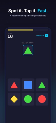 BlitzTap: Reaction Time Game Screenshot 1 of 6