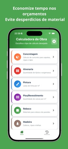 Calculadora de Obra screenshot