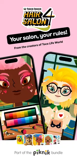 Toca Boca Hair Salon 4 iPhone screenshot 1