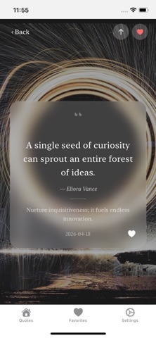 DailyWhisper:Daily Quote iPhone screenshot