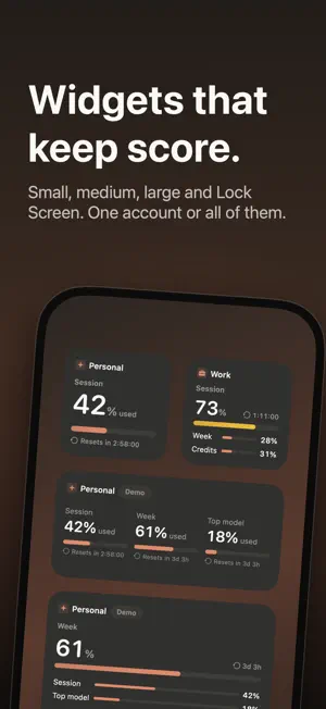 AIMeter: Usage Tracker screenshot 2