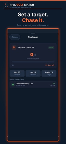 RIVL Golf Match iPhone screenshot