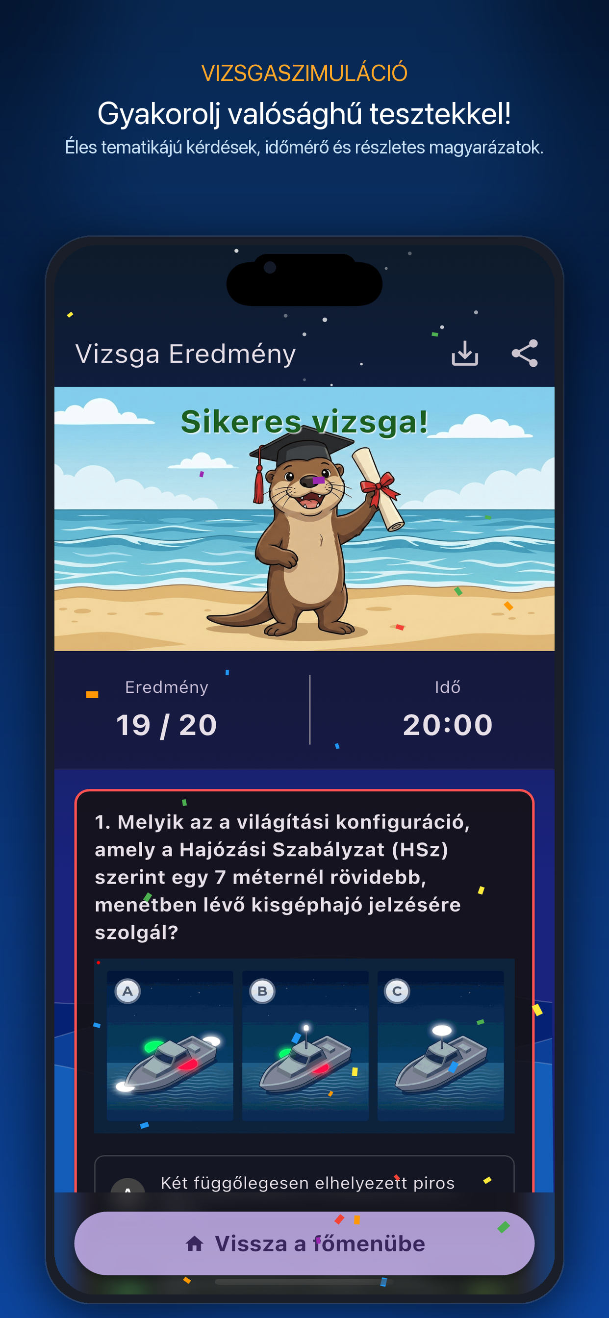 Hajóra Fel! - Hajós vizsga screenshot 3