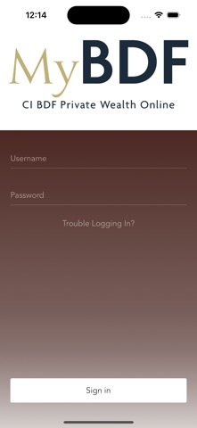 MyBDF app screenshot