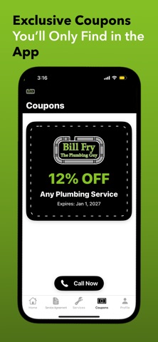 Bill Fry the Plumbing Guy iPhone screenshot