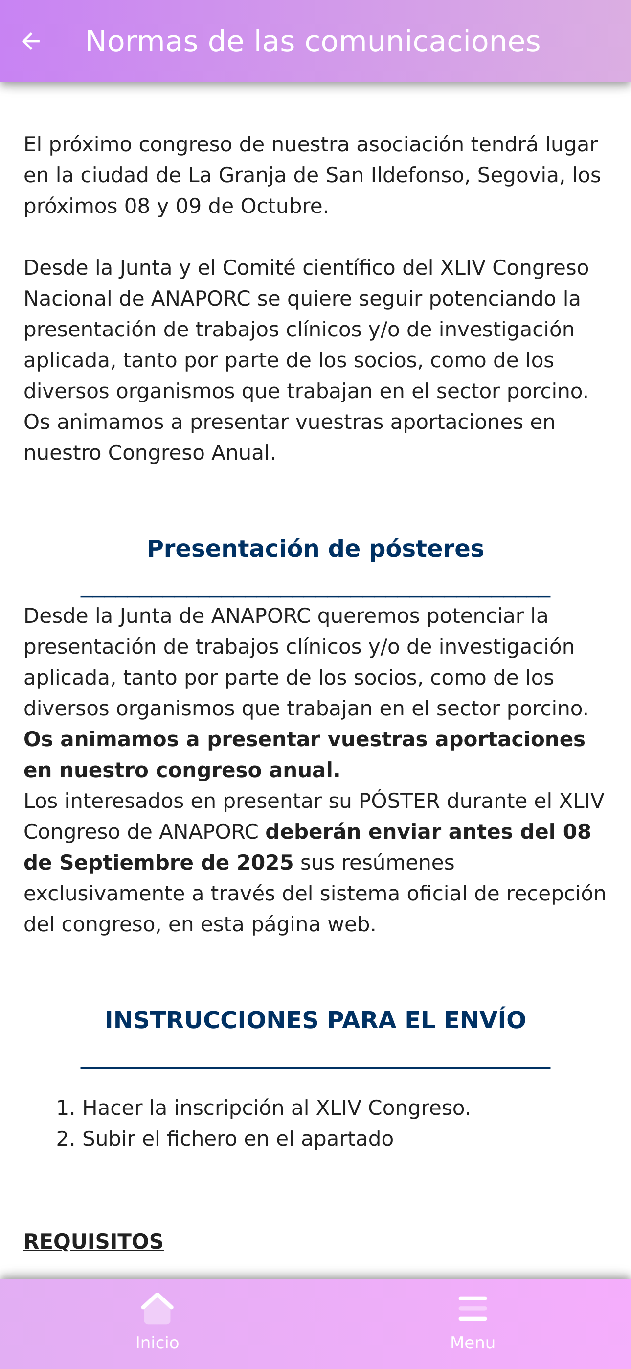 XLIV Congreso ANAPORC screenshot 3