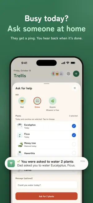 Trellis: Family Plant Care screenshot 4
