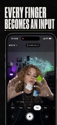 Mote: Live Camera Effects iPhone screenshot
