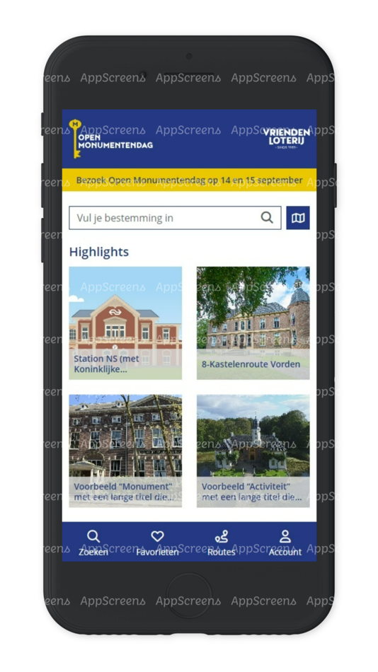 #1. Open Monumentendag © (iOS) By: Stichting Nederland Monumentenland