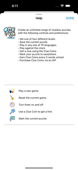 Clueless Crossword screenshot 4