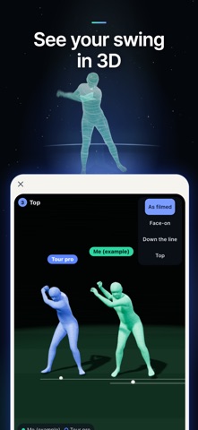 SwingGhost - Golf Swing 3D screenshot 1
