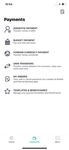 M Bank AD Skopje screenshot