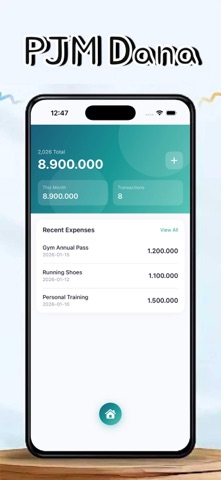 PJM Dana - Gym Expense Pal iPhone screenshot 1